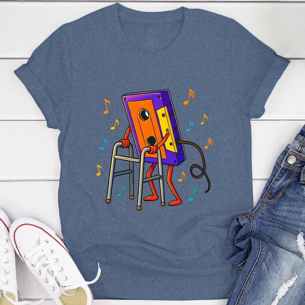 Vintage Cassette Tape Retired T-Shirt