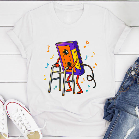Vintage Cassette Tape Retired T-Shirt