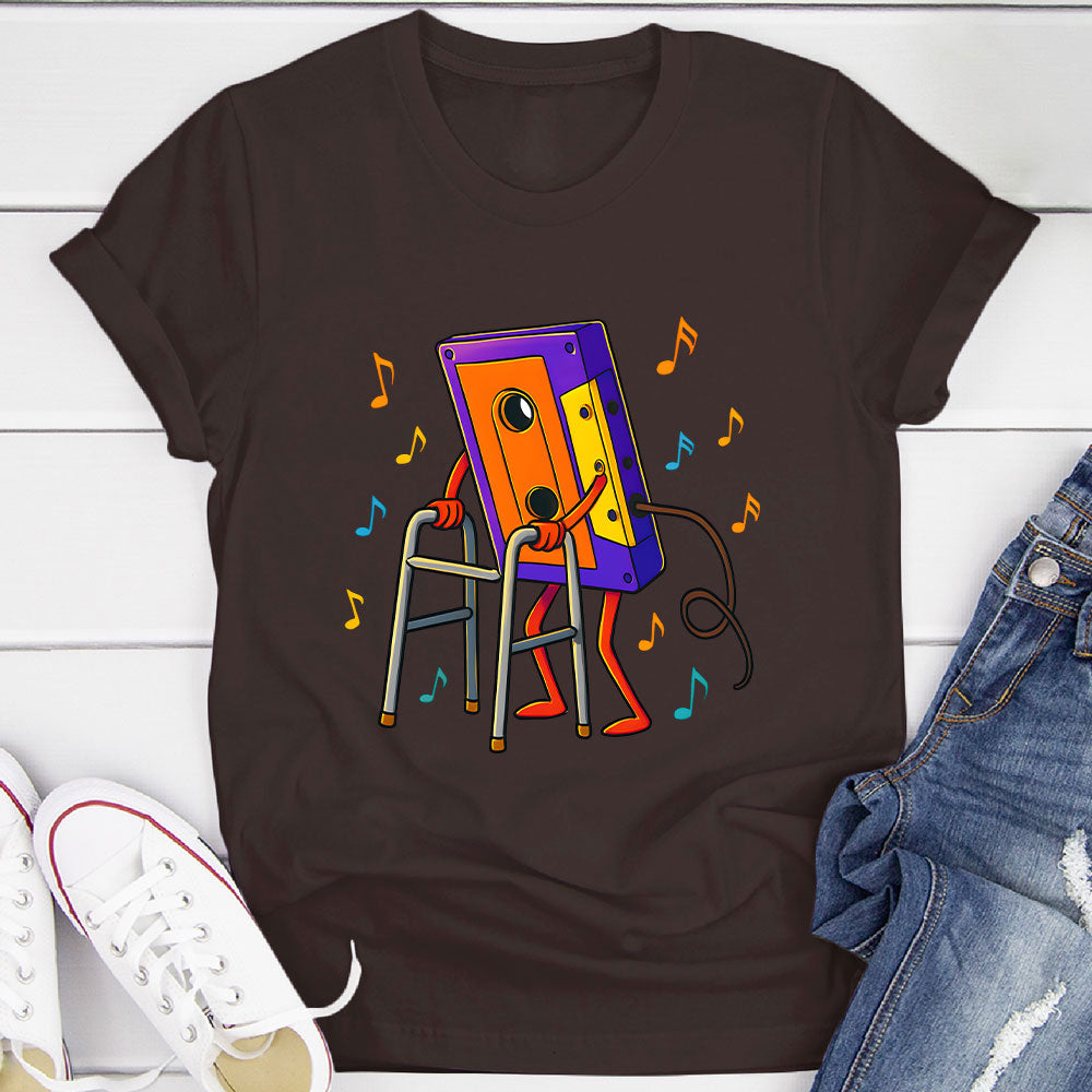 Vintage Cassette Tape Retired T-Shirt
