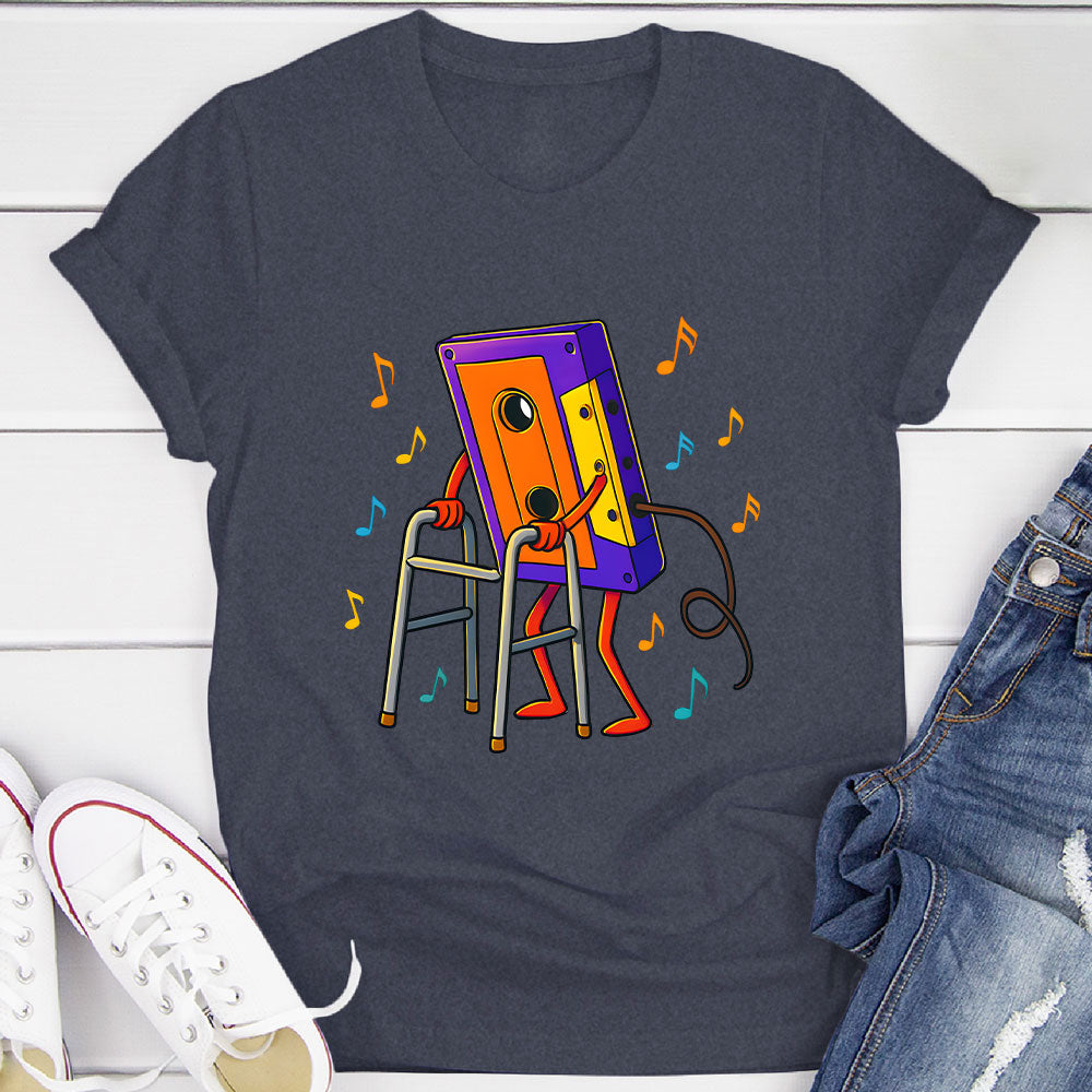 Vintage Cassette Tape Retired T-Shirt