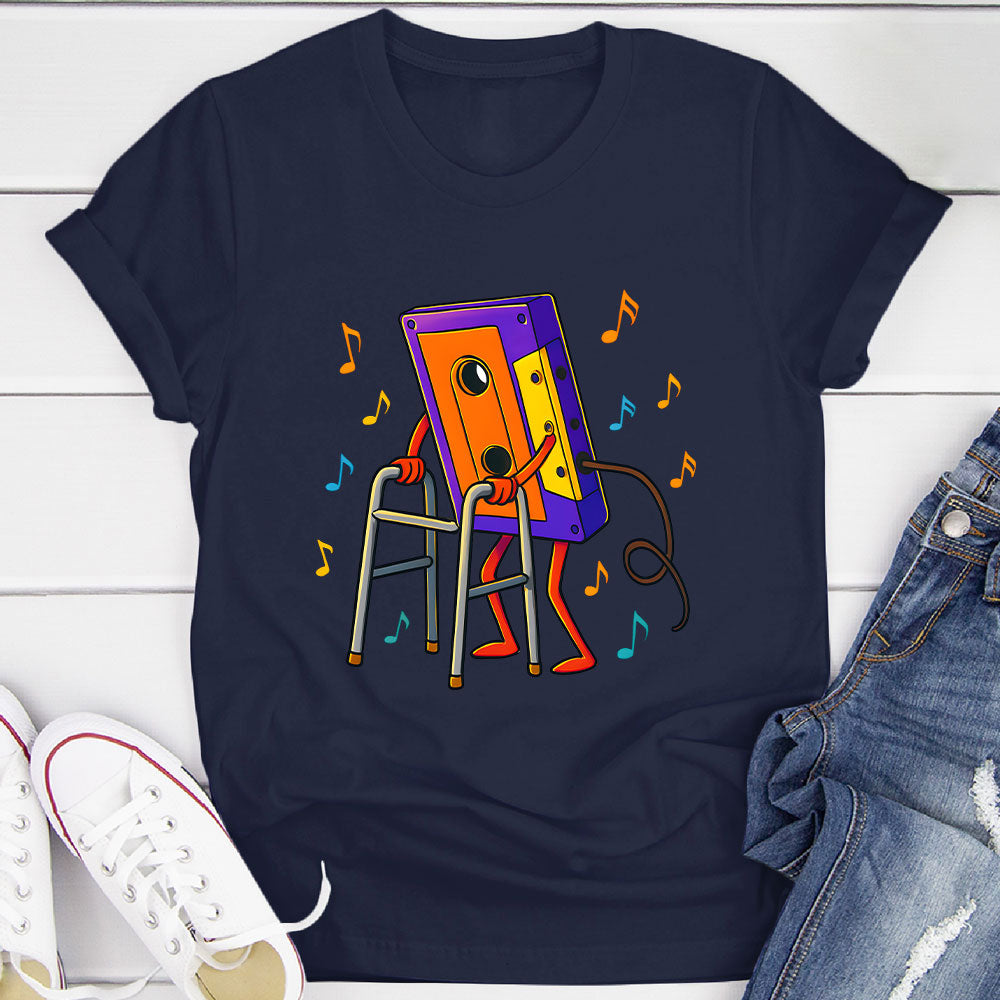Vintage Cassette Tape Retired T-Shirt
