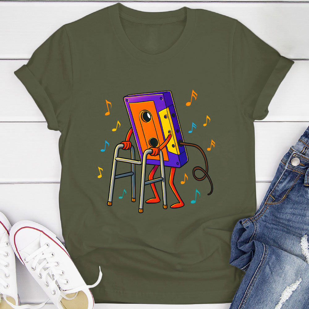 Vintage Cassette Tape Retired T-Shirt