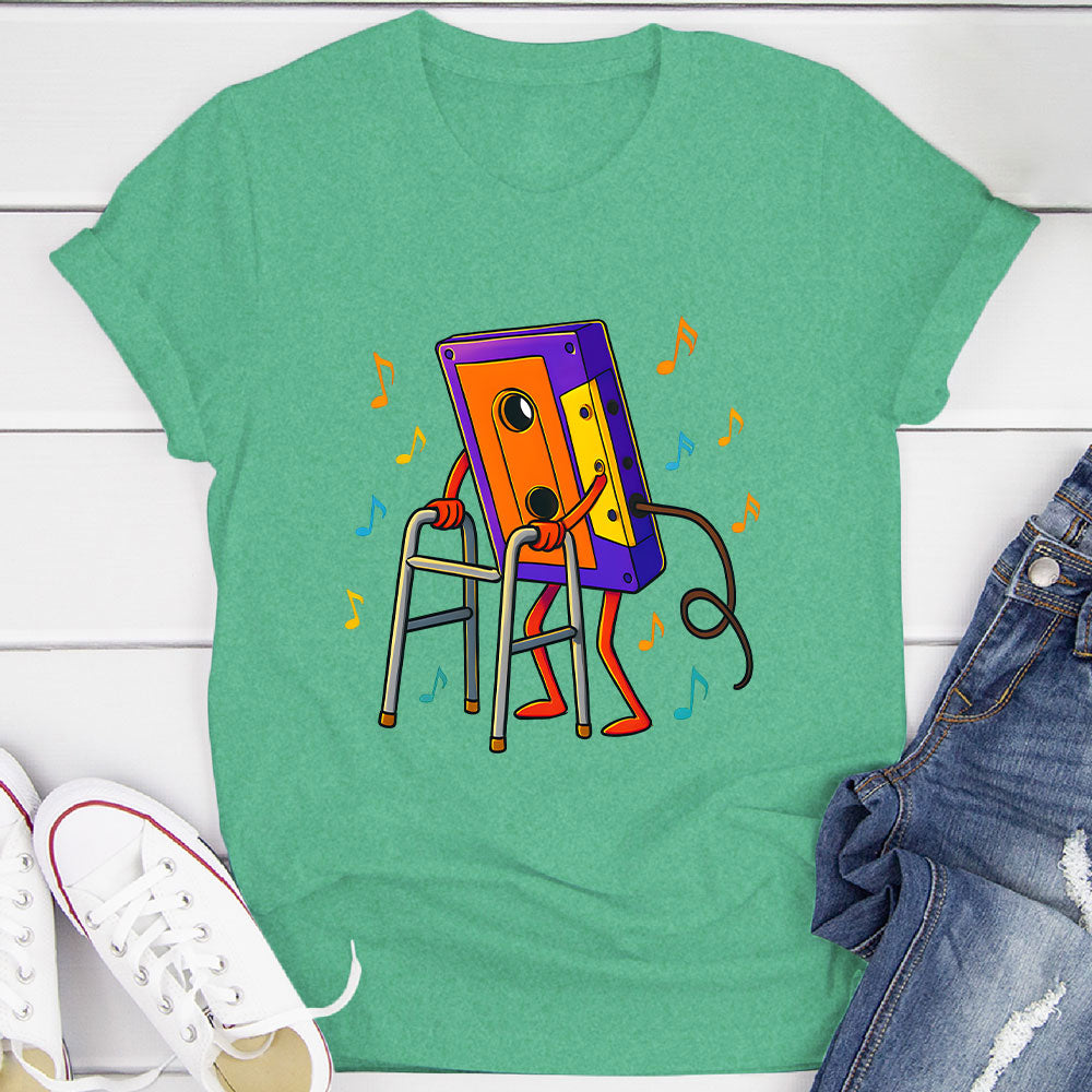 Vintage Cassette Tape Retired T-Shirt