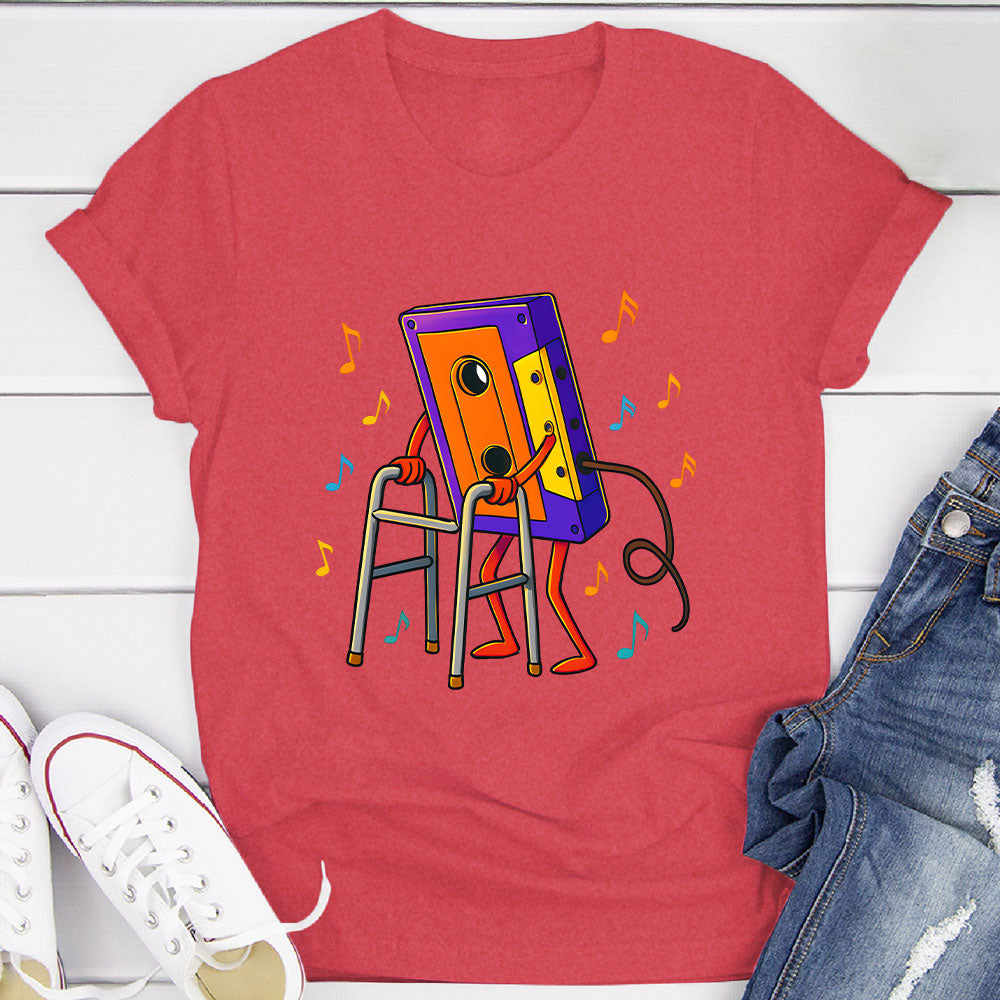 Vintage Cassette Tape Retired T-Shirt