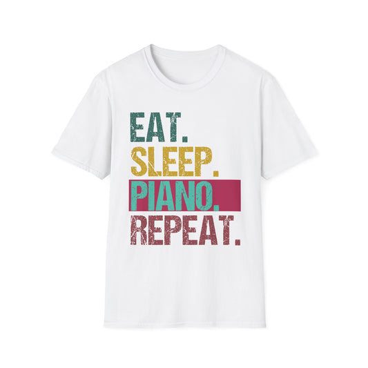 Eat Sleep Piano Repeat T-Shirt